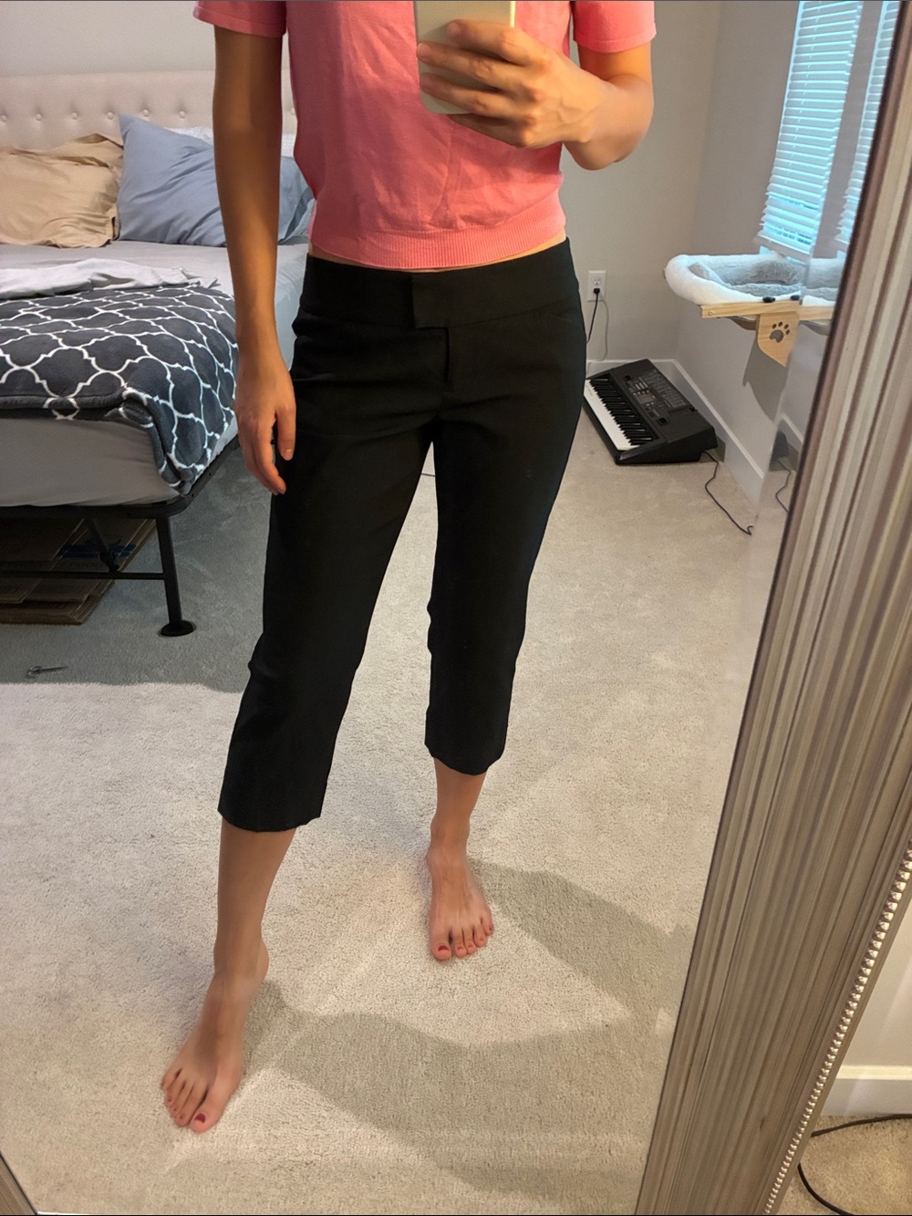The Limited Black Capri Cropped Dress Pants size 6
